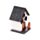 Casetta Decorativa per Halloween con LED - Zucca e Ragno Spooky