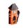 Casetta Decorativa per Halloween con LED - Gatto Nero e Fantasma - Spooky