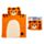 Poncho con Cappuccio per Bambini - Alfie la Tiger - Animali Dolci ADORAMALS