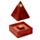 Brucia Incenso per Coni in Legno di Mango - Piramide con Buddha Cinese