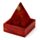 Brucia Incenso per Coni in Legno di Mango - Piramide con Buddha Cinese