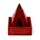 Brucia Incenso per Coni in Legno di Mango - Piramide con Buddha Cinese