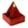 Brucia Incenso per Coni in Legno di Mango - Piramide con Buddha Cinese