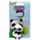 Portachiavi 3D in PVC - Susu il Panda - Animali Dolci ADORAMALS
