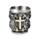 Bicchiere Decorativo da Shot - Cavaliere Medievale con Scudo