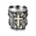 Bicchiere Decorativo da Shot - Cavaliere Medievale con Scudo