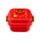 Porta Pranzo Bento con Chiusura a Clip - Elidi la Fragola - Foodiemals