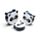 Set di 3 Contenitori per Alimenti M/L/XL - Panda - Adoramals 
