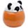 Tazza in Ceramica con Coperchio Sagomato - Panda - Animali Dolci ADORAMALS