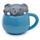 Tazza in Ceramica con Coperchio Sagomato - Elefante - Animali Dolci ADORAMALS