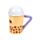 Tazza in Ceramica a Forma di Boba, il Bubble Tea - Foodiemals