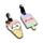 Set di 2 Etichette per Bagagli in PVC - Gelato e Ghiacciolo - Foodiemals