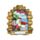 Magnete souvenir marino - Finestra in pietra con scooter