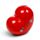 Salvadanaio in Ceramica - Cuore Rosso - J'Adoramals