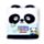 Quaderno con Copertina in Peluche - Panda - Animali Dolci Selvatici ADORAMALS