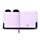 Quaderno con Copertina in Peluche - Panda - Animali Dolci Selvatici ADORAMALS