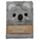 Memo con Copertina in Peluche - Koala - Animali Dolci - Formato A5
