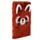 Memo con Copertina in Peluche - Panda Rosso - Animali Dolci - Formato A5