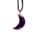 Pendente a Forma di Luna con Pietra Curativa
