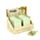 Specchietto da Borsa in Finta Pelle, con Custodia - Rane Tropicali TROPICAL FROGS
