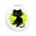 Specchietto da Borsa - Lucky il Gatto Nero