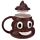 Tazza Emotive in Ceramica con Coperchio - Poop - Cacca