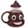 Tazza Emotive in Ceramica con Coperchio - Poop - Cacca