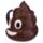 Tazza Emotive in Ceramica con Coperchio - Poop - Cacca