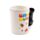 Tazza in Ceramica con Manico a Forma di Controller - Game Over Pixellato