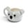 Tazza in Ceramica a Forma di Testa di Koala - Animali Dolci Selvatici ADORAMALS