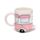 Tazza in Ceramica a Forma di Caravan - Campeggio - Home Is Where You Park It