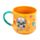 Tazza Grande in Porcellana - Teschio Messicano - Day of the Dead