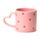 Tazza in Porcellana con Manico a Forma di Cuore - Cuori - Amore