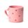Tazza in Porcellana con Manico a Forma di Cuore - Cuori - Amore
