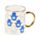 Tazza in Porcellana - Mani con Occhio Greco -  Evil Eye