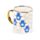 Tazza in Porcellana - Mani con Occhio Greco -  Evil Eye