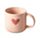 Tazza in gres - Cuori rosa