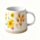 Tazza in gres - Fiori selvatici