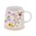 Tazza in Grès Porcellanato - Ali & Fiori Selvatici - Wings & Wildflowers JAN PASHLEY