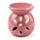 Mini Brucia Essenze in Ceramica con Lavorazione a Forma di Fiore - 7.5 cm