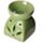 Brucia Essenze in Ceramica Luminoso Foglie