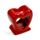 Bruciaessenze in ceramica sagomata - Amore Heart