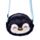 Borsa a Tracolla in Peluche - Pinguino Nico - Animali Dolci Selvatici ADORAMALS