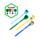 Set di 4 Penne Cancellabili con Copripenna in Silicone - Stile Chibi - Minecraft