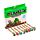 Set di 8 Penne Cancellabili con Copripenna in Silicone - Oggetti - Minecraft