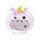 Mini Portamonete con Rivestimento in Peluche - Unicorno - Animali Dolci ADORAMALS 