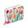 Portafoglio Piccolo con Zip - Tulipani