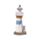 Decorazione Nautica - Faro con Pesci Bianchi