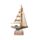 Decorazione Nautica con LED - Barca a Vela con Conchiglie
