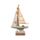 Decorazione Nautica con LED - Barca a Vela con Conchiglie